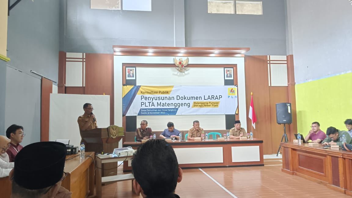 KONSULTASI PUBLIK LARAP PLTA MATENGGENG